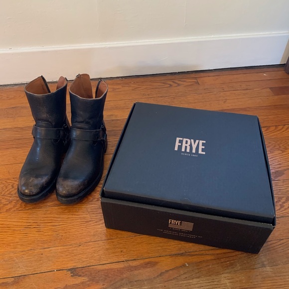 Frye John Addison Harness Back Zip boots - Picture 8 of 8